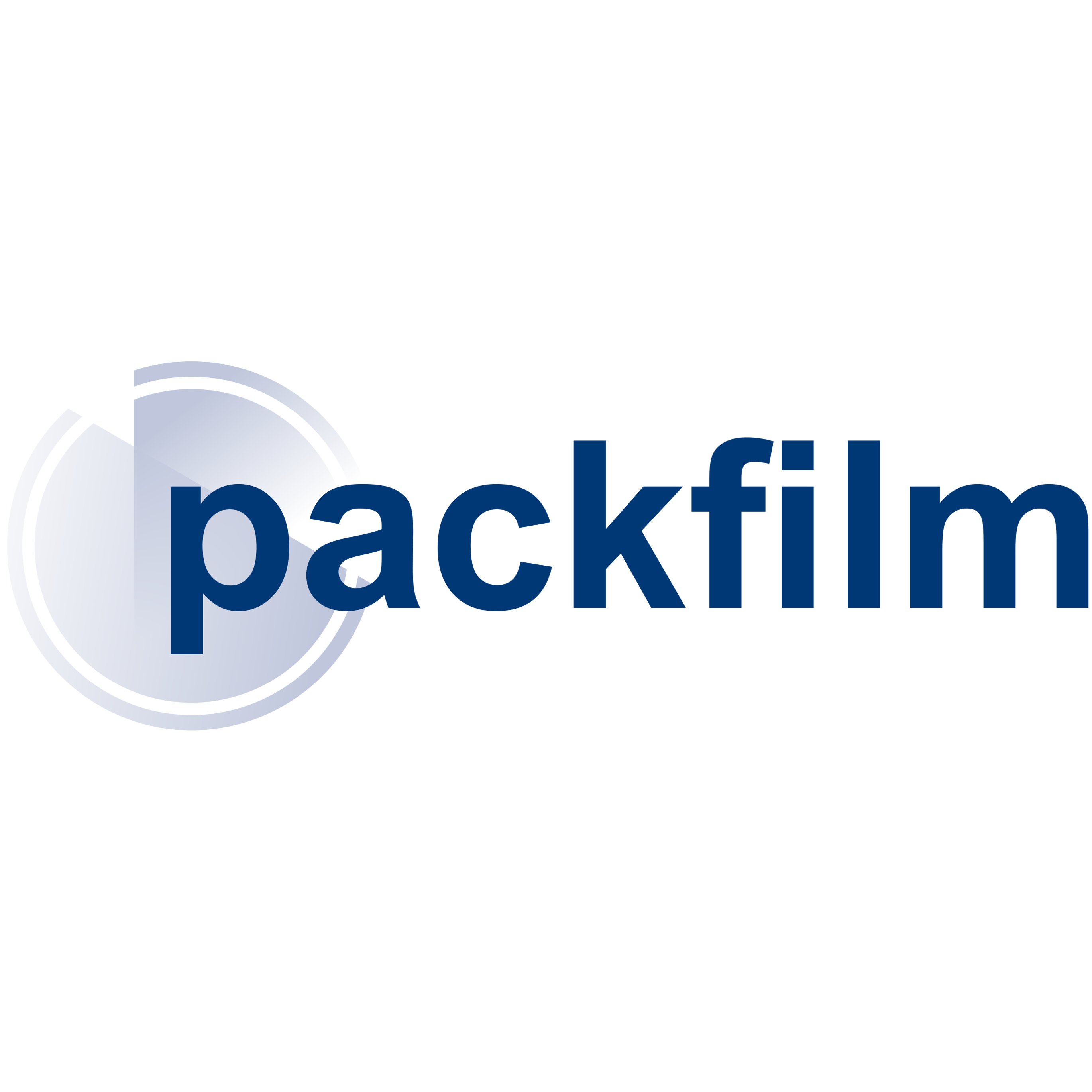 Logo Packfilm Azul