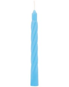 Velas onduladas celeste (100 pcs)