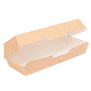 Caixa para Hot Dog Kraft 23,2 x 9 x 6,3 cm